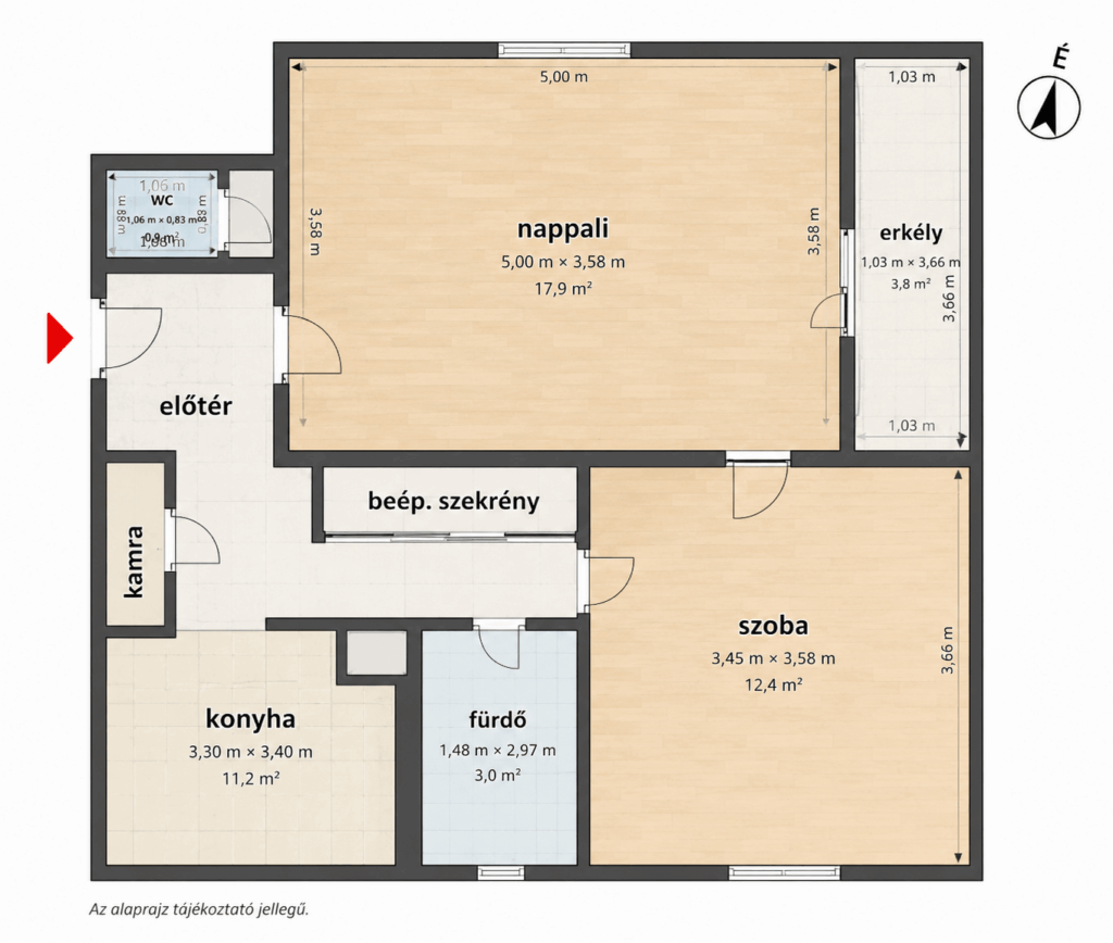 Eladó • Tégla • Veszprém • 52 m²