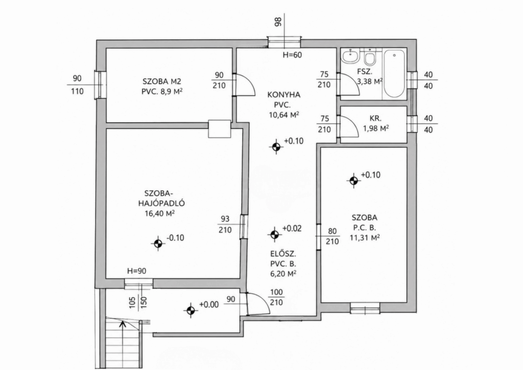 Eladó • Családi ház • Veszprém • 59 m²